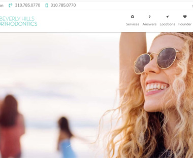 Dentist Orthodontist Website Design