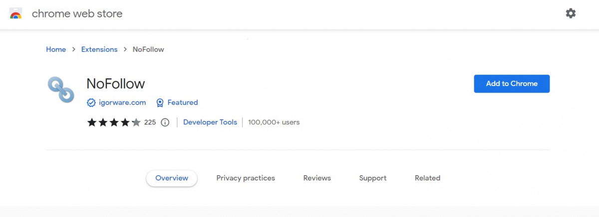 Nofollow Extension Chrome Addon Firefox